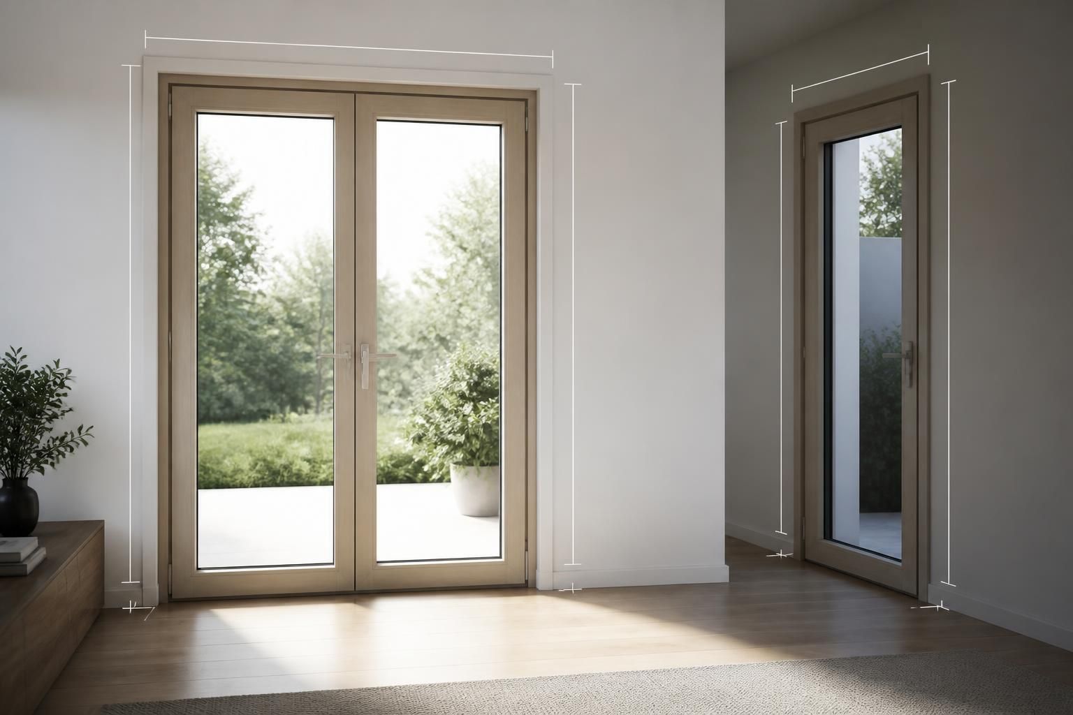 découvrez les dimensions standard des portes-fenêtres pour 1 et 2 vantaux, avec des guides pratiques pour choisir la taille idéale adaptée à votre intérieur.