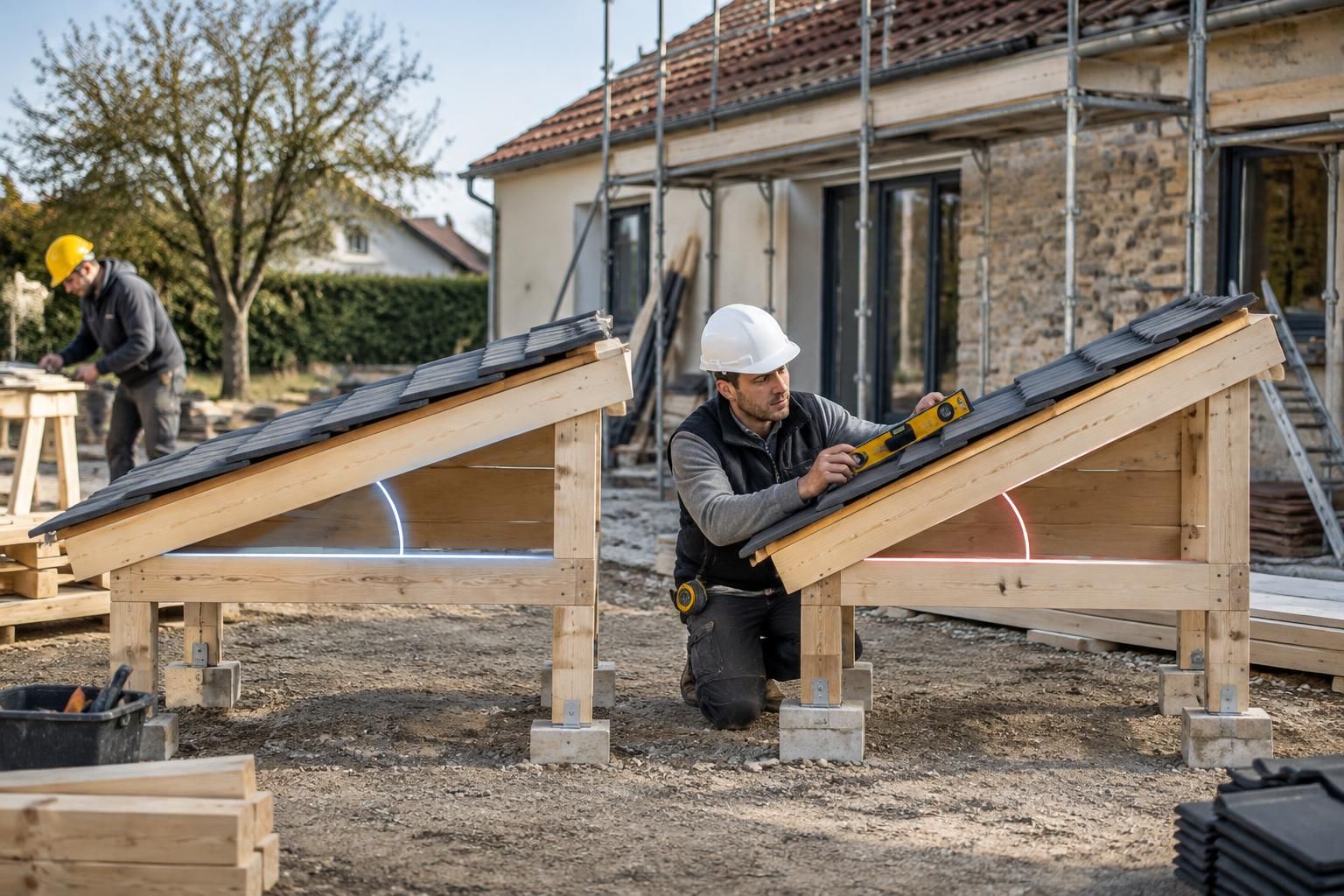 découvrez ce que signifient une pente de 20° ou 25° et comment ces angles influencent vos travaux de construction, d’aménagement ou de toiture.